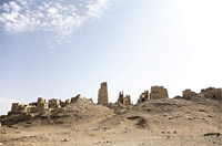 Arabia Felix  the Marib ancient city ruins in north-central Yemen.
