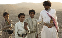 Abdallah al-Goaibi, right, is one of the twelve young men from the most important Marib tribes who were chosen by the governor for training as tour guides.