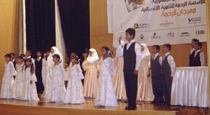 Dar Al-Rahma orphans present a wonderful drama and songs reflecting their life before and after entering the orphanage.