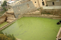 One of the water storage facilities of the People of Saada, contaminated.