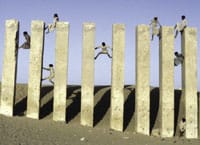 Most Yemeni historical sites are not protected and locals can enter and play around like those children in Queen of Shebas Throne in Mareb.