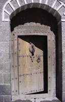 An ancient door.