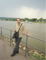 Next to the Rhine River in Koingswinter.