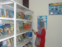 There are Literacy classes, a library and handicraft courses to help in the re-socialization of released female prisoners