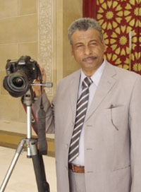 Iraqi photographer Salah Haidar. Photo by Dr. Salah Fahd