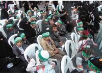 Vowing to free Palestine at the end of the festival, even the children raised their hands.