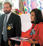 Pakistani ambassador along with the school