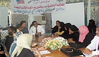 Opening ceremony of the Early Marriage Phenomenon Study and Awareness Workshop program to be conducted by the Aden Branch of the National Womens Committee.