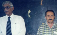 Dr. Al-Kamali (l) and Dr. Hussein