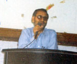 Prof. A. K. Sharma, Head, delivering his welcome address