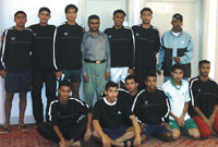 Yemen Times says goodbye to the Youth Team before leaving to Malaysia. YT Photo by Ramzi Al-Absi