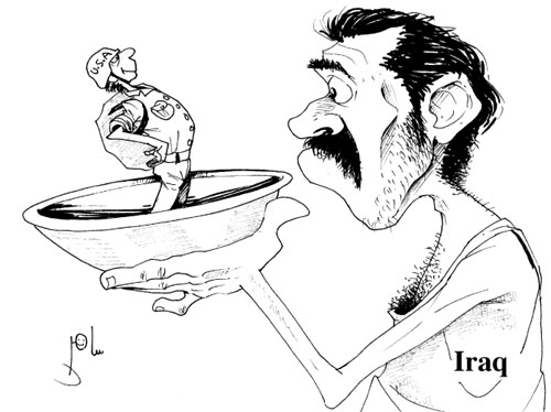 Cartoon by YT caricature artist